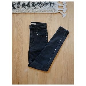 Levi’s // Mile High Super Skinny Studded Ankle Jeans